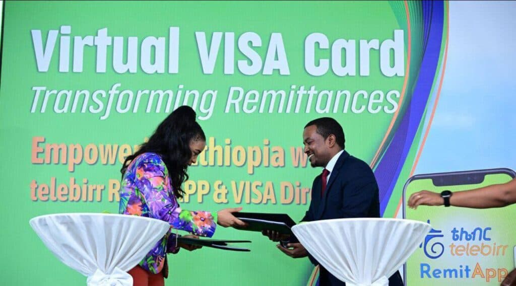 Ethio Telecom and Visa Launch Wallet-Based Virtual Visa Card