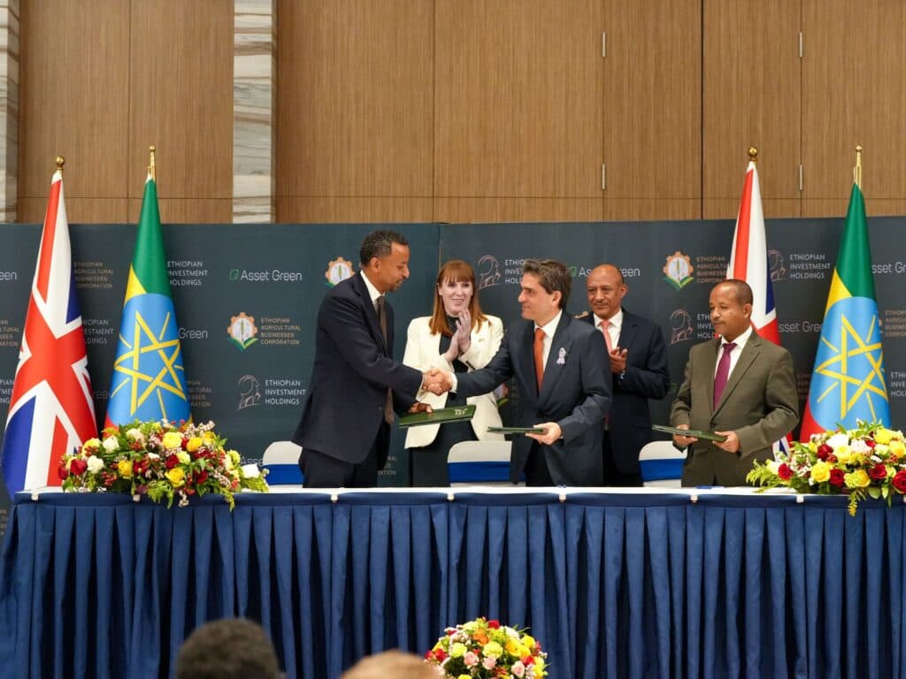 Dr Brook Taye signing MoU