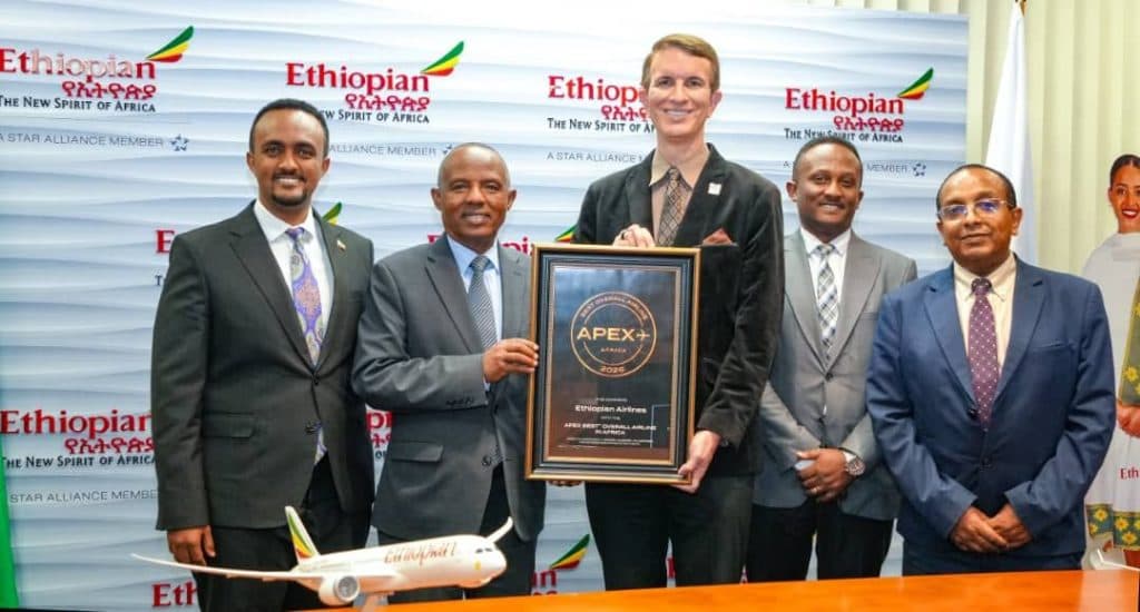 Ethiopian Airlines Wins Best Airline in Africa at 2026 APEX Passenger Choice Awards