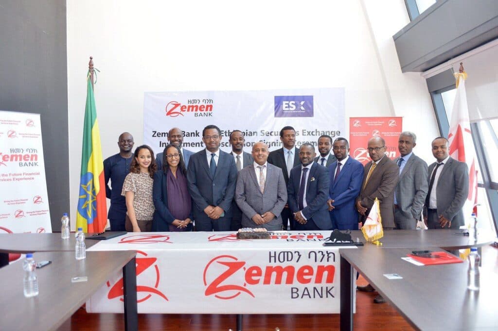 Zemen Bank Makes Historic Investment, Acquires 5% Stake in Ethiopia Securities Exchange