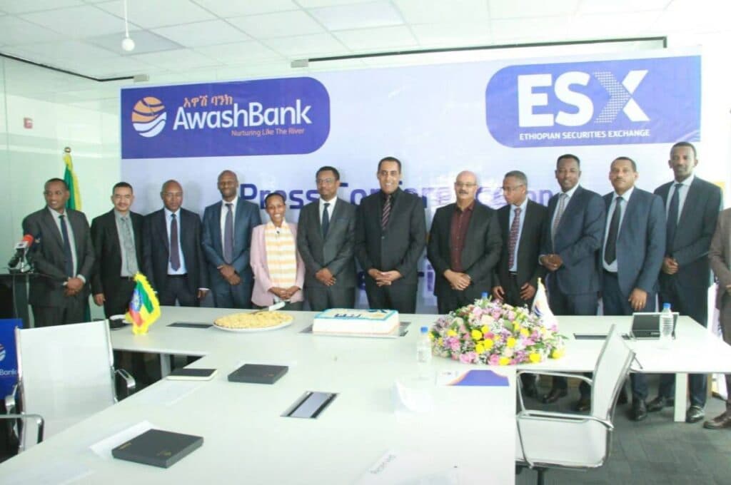 Awash Bank has invested 70 million birr in ESX with a stake of 7.7%