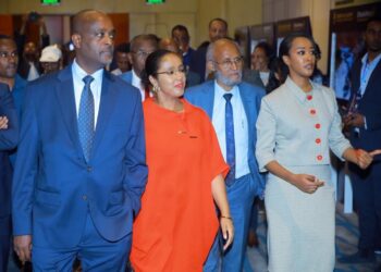 EIH Deputy CEOs on Ethiopian digital lottery inauguration